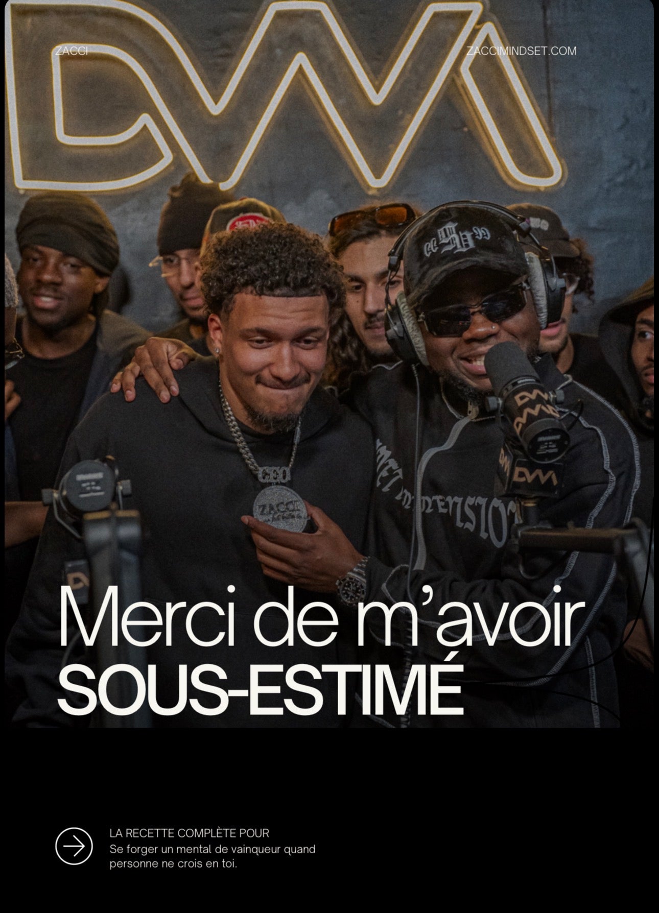 Merci de m'avoir sous estimé