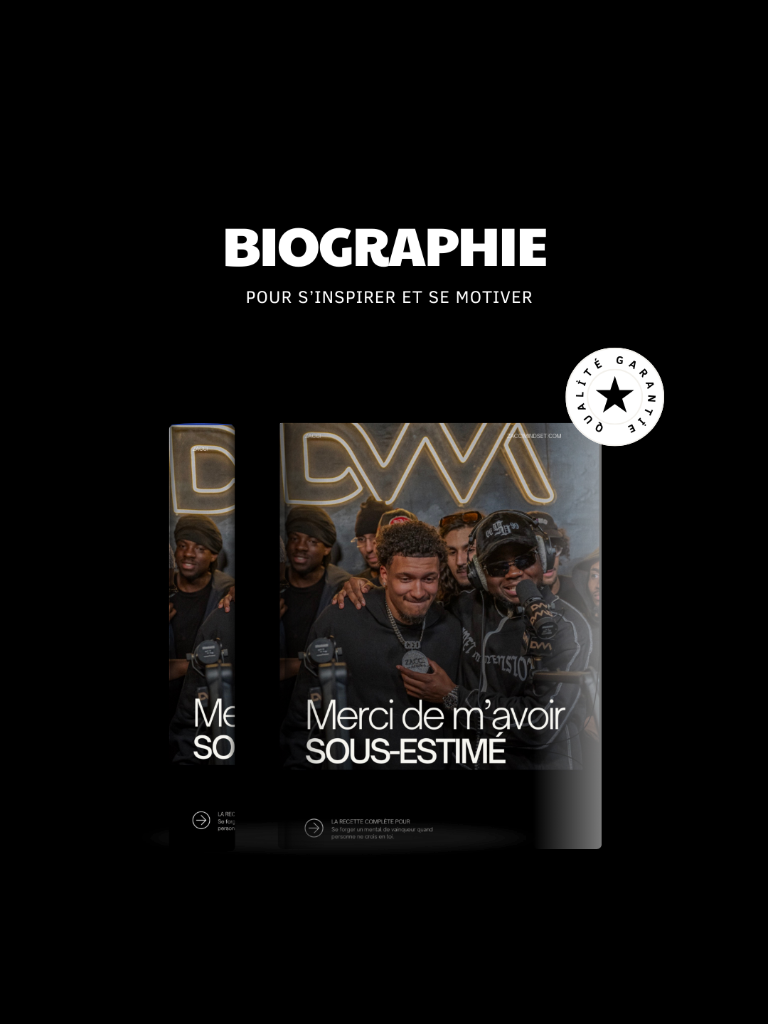 Merci de m'avoir sous-estimé (biographie)