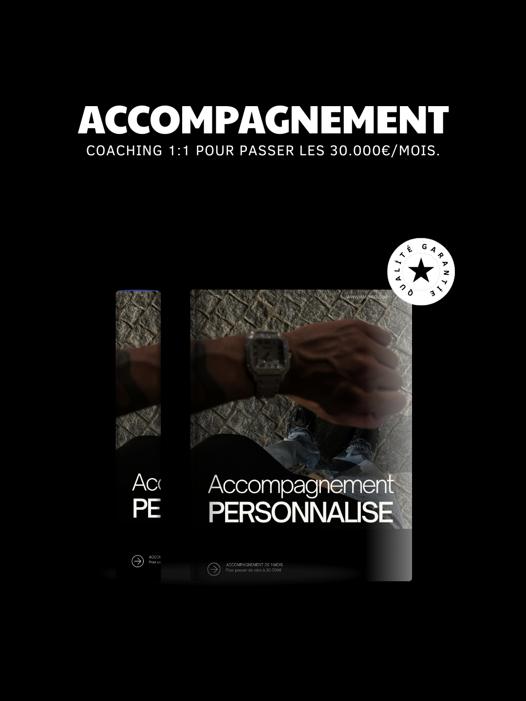 Accompagnement de 1 mois